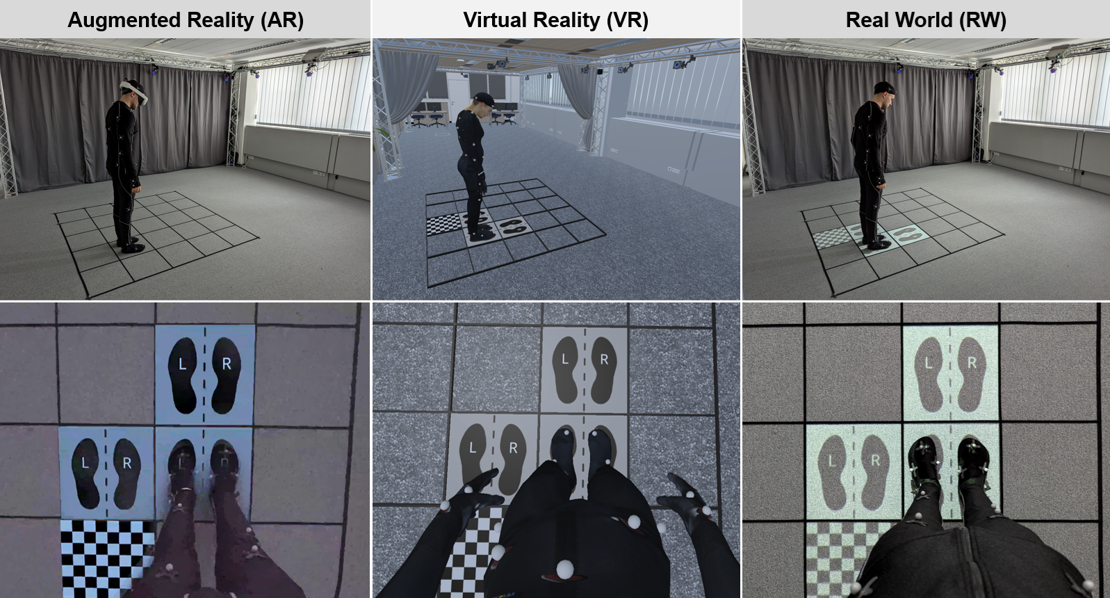 The Influence of Augmented and Virtual Reality Environments on Foot Positioning Success and Workload in Agility Ladder Exercises